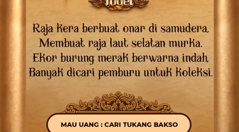 Prediksi Jawa Togel Kekinian - Prediksi Raja Jawa 04 Oktober 2024 Prediksi Jawa Togel Kekinian - Prediksi Raja Jawa 04 Oktober 2024