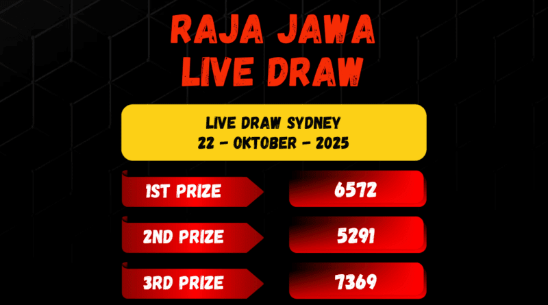 Live Draw Togel Hongkong 22 Oktober 2025 Dari Raja Jawa Live Draw Togel Sydney 22 Oktober 2025 Dari Raja Jawa